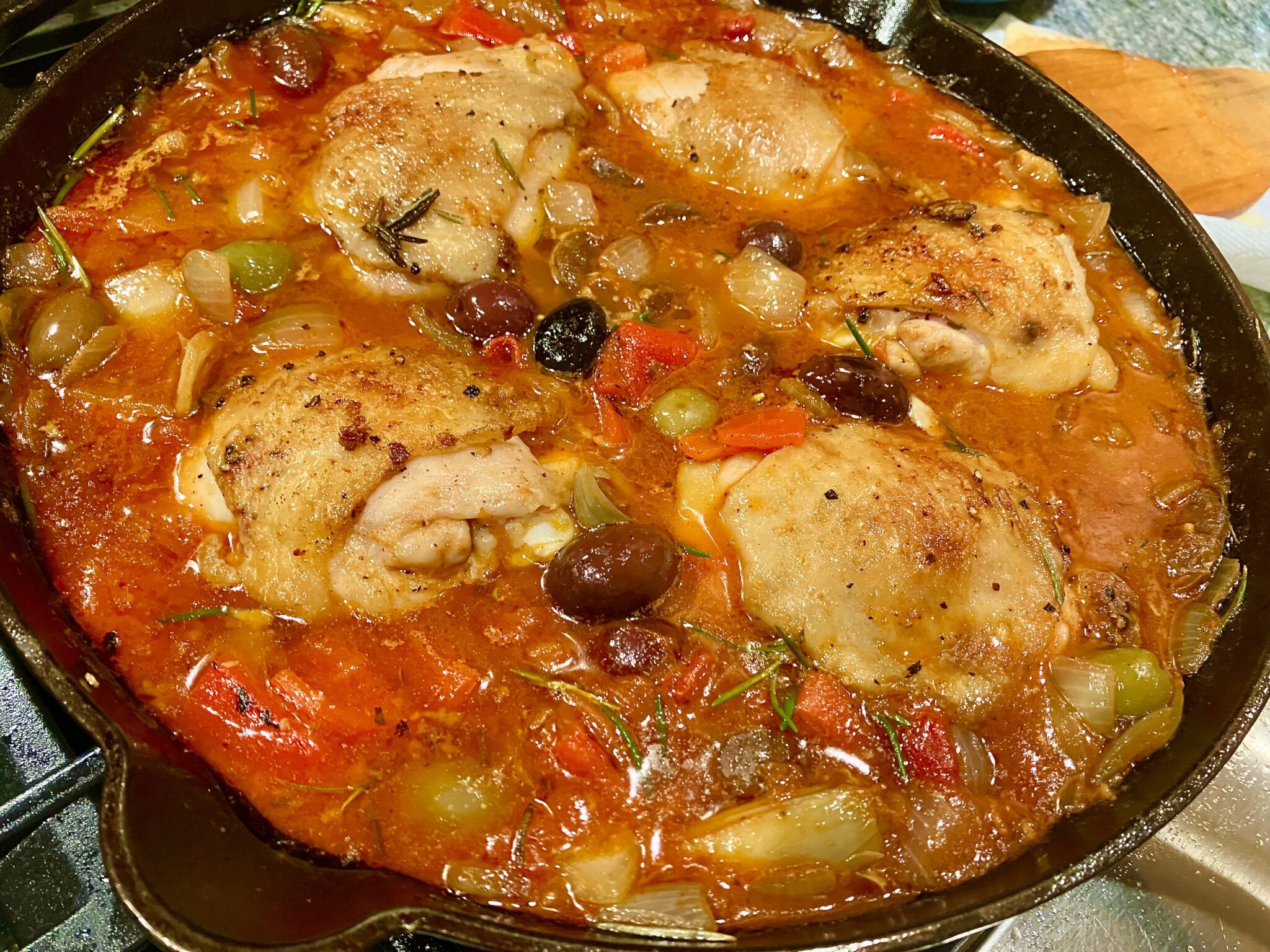 Chicken with Spanish Chorizo & Olives – Our Wild Savory Kitchen