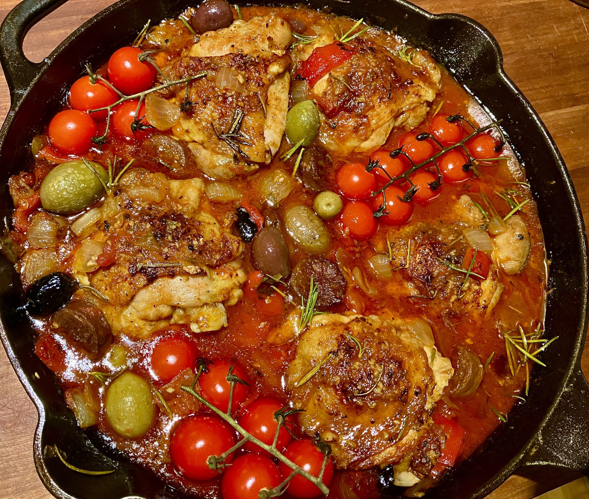 Chicken with Spanish Chorizo & Olives – Our Wild Savory Kitchen